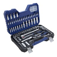 LUX TOOLS Nasadni ključ 89 KOM S1/4+1/2"